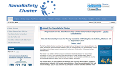 Desktop Screenshot of nanosafetycluster.eu